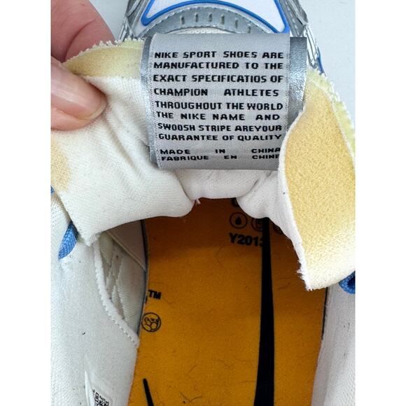 Nike X Off-White Air Rubber Dunk "University Blue" sneakers Mens 8.5 Authentic - Picture 8 of 14